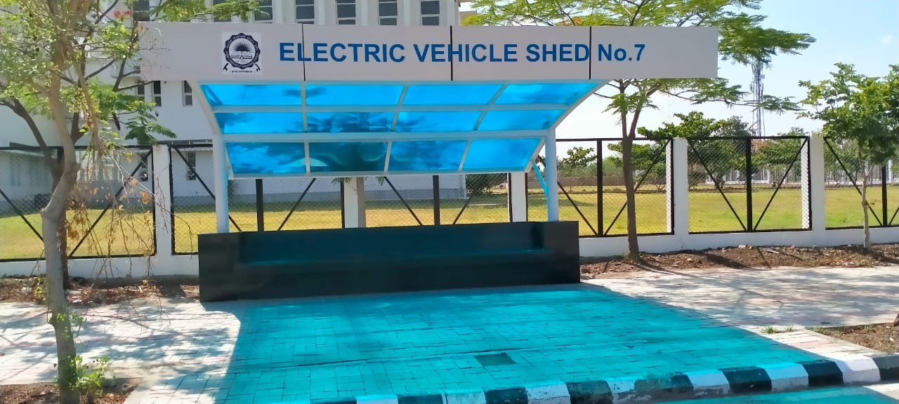 IIT Simrol waiting area with a 16 millimetre standing seam panel