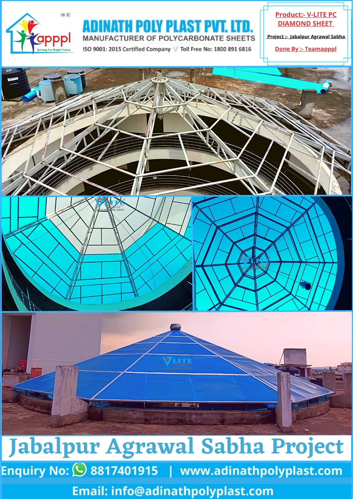 Project installation at Jabalpur Agarwal Sabha